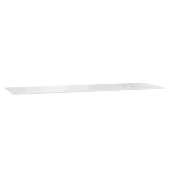 VitrA Origin Üst Tezgah, 150 cm, Cam, Armatür Delikli, Sağ Sifon Delikli, Beyaz