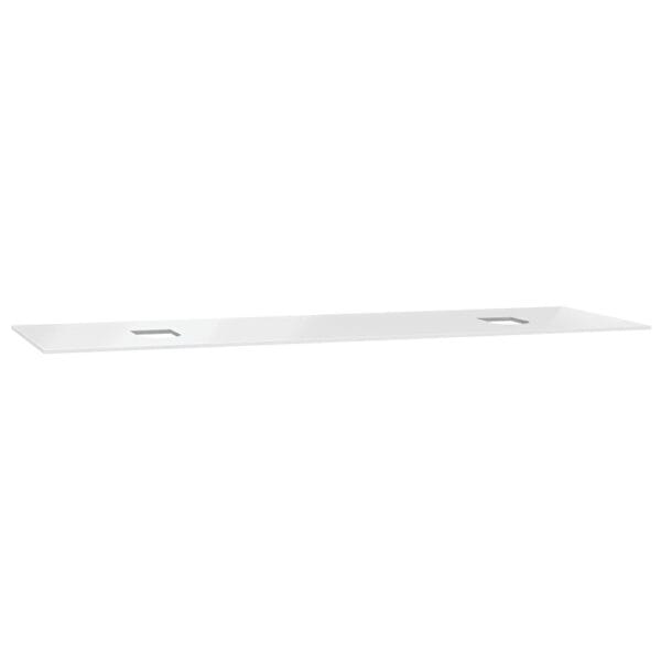 VitrA Origin Üst Tezgah, 150 cm, Cam, Armatür Deliksiz, Çift Sifon Delikli, Beyaz