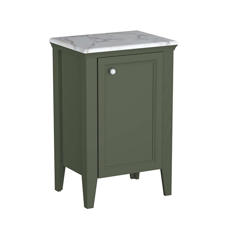 65811_f93a0e2afec5b3088e942b380e5200abe38250e7-1.jpg VitrA Valarte Neo Yan Ünite, 55 cm, Bir Kapaklı, Mermer Tezgahlı, Retro Yeşil, Sağ - Görsel 1