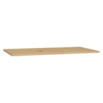 VitrA Origin Üst Tezgah, 90 cm, Ahşap, Armatür Deliksiz, Sol Sifon Delikli, Açık Meşe