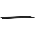 VitrA Origin Üst Tezgah, 120 cm, Ahşap, Armatür Deliksiz, Sol Sifon Delikli, Hareli Siyah Meşe