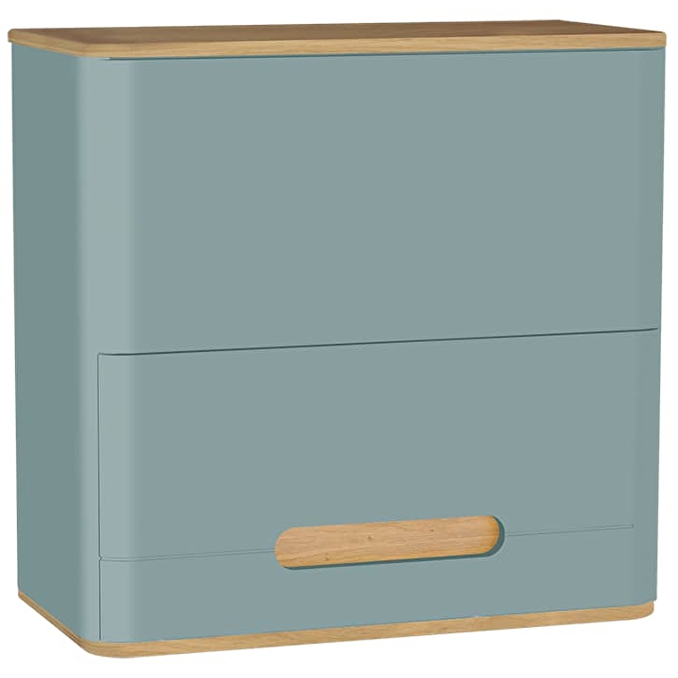 65906_356b33941cbc8909cde3fa0b3a61700c29972728-1.jpg VitrA Sento Üst Ünite, 70 cm, Bir Kapaklı, İç Çekmeceli, Mat Fiyord Yeşili - Görsel 1