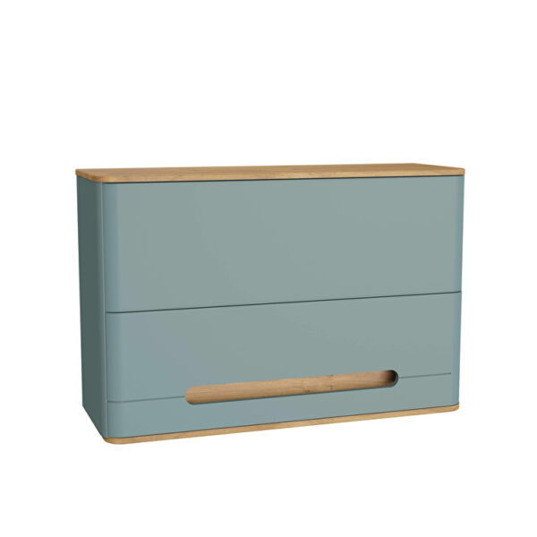 VitrA Sento Üst Ünite, 105 cm, Bir Kapaklı, İç Çekmeceli, Mat Fiyord Yeşili