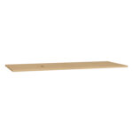 VitrA Origin Üst Tezgah, 120 cm, Ahşap, Armatür Deliksiz, Sol Sifon Delikli, Açık Meşe