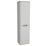 VitrA Sento Boy Dolabı, 40 cm, İki Kapaklı, Mat Açık Gri, Sağ
