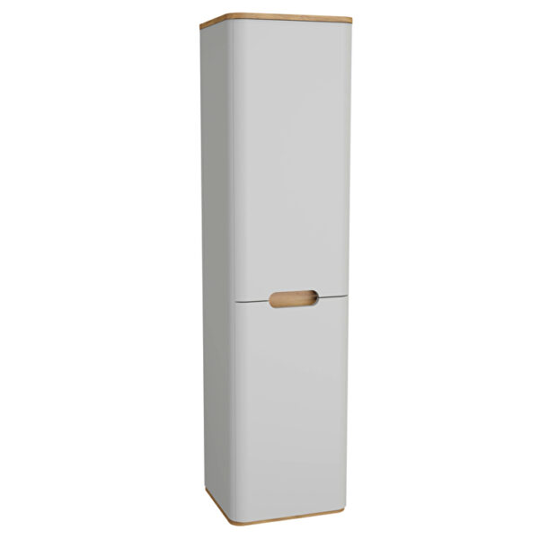 VitrA Sento Boy Dolabı, 40 cm, İki Kapaklı, Mat Açık Gri, Sağ