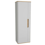 VitrA Sento Boy Dolabı, 55 cm, Bir Kapaklı, Temizlik Gereçleri İçin, Mat Açık Gri, Sol