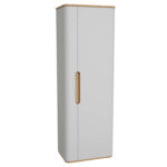 VitrA Sento Boy Dolabı, 55 cm, Bir Kapaklı, Temizlik Gereçleri İçin, Mat Açık Gri, Sağ