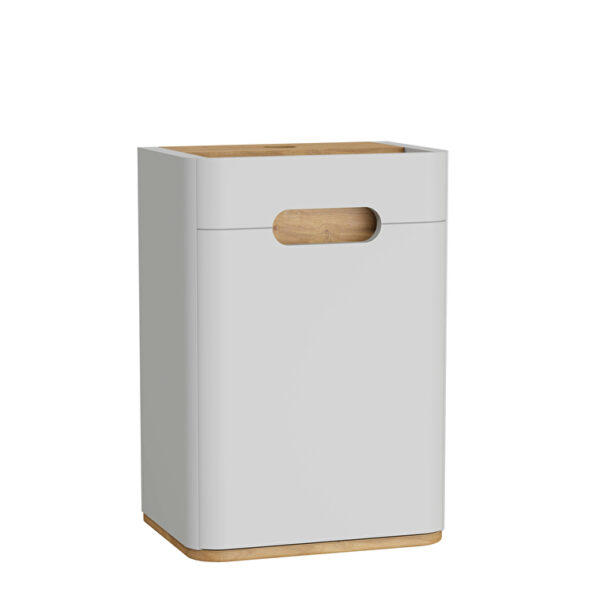 VitrA Sento Yan Ünite, 40 cm, Bir Kapaklı, Mat Açık Gri, Sol