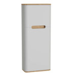 VitrA Sento Boy Dolabı, 50 cm, Bir Kapaklı, Dar, Mat Açık Gri,Sağ