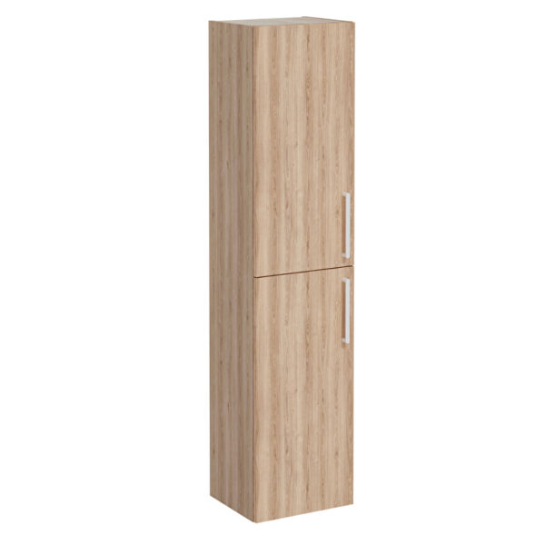 VitrA Root Flat Boy Dolabı, 40 cm, İki Kapaklı, Doğal Meşe