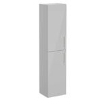 VitrA Root Flat Boy Dolabı, 40 cm, İki Kapaklı, Parlak İnci Grisi