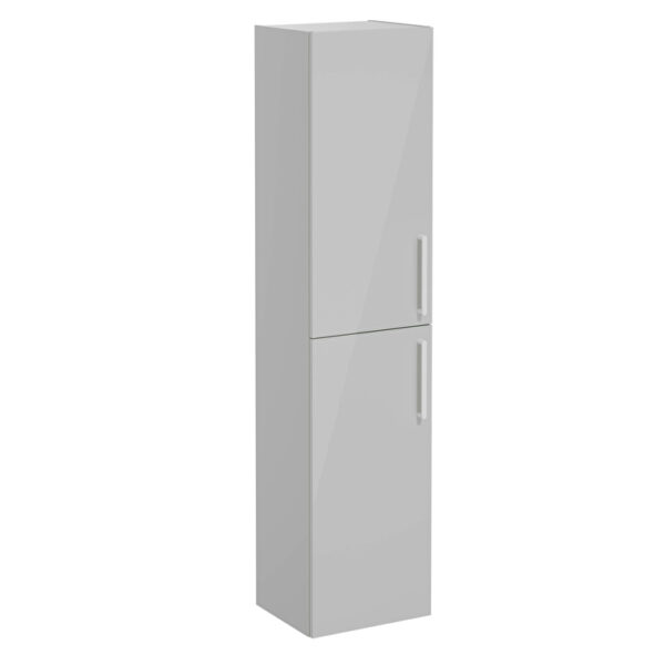 VitrA Root Flat Boy Dolabı, 40 cm, İki Kapaklı, Parlak İnci Grisi