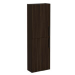 VitrA Root Flat Boy Dolabı, 55 cm, İki Kapaklı, Dar, Ceviz