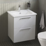 VitrA Root Flat Lavabo Dolabı, 60 cm, İki Çekmeceli, Köşeli Lavabo, Parlak Beyaz - Görsel 3