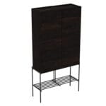 VitrA Equal Boy Dolabı, 70 cm, Kapaklı, Metal Ayaklı, Karaağaç
