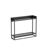 VitrA Archiplan Duble Raf, 45 cm, Metal, Siyah