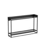 VitrA Archiplan Duble Raf, 60 cm, Metal, Siyah