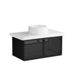 VitrA Liquid Lavabo Dolabı, 100 cm, Metal Kapaklı - Görsel 3