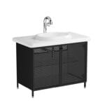 VitrA Liquid Lavabo Dolabı, 100 cm, Metal Kapaklı , Ayaklı - Görsel 2
