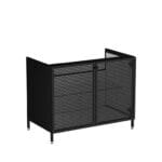 VitrA Liquid Lavabo Dolabı, 100 cm, Metal Kapaklı , Ayaklı - Görsel 4