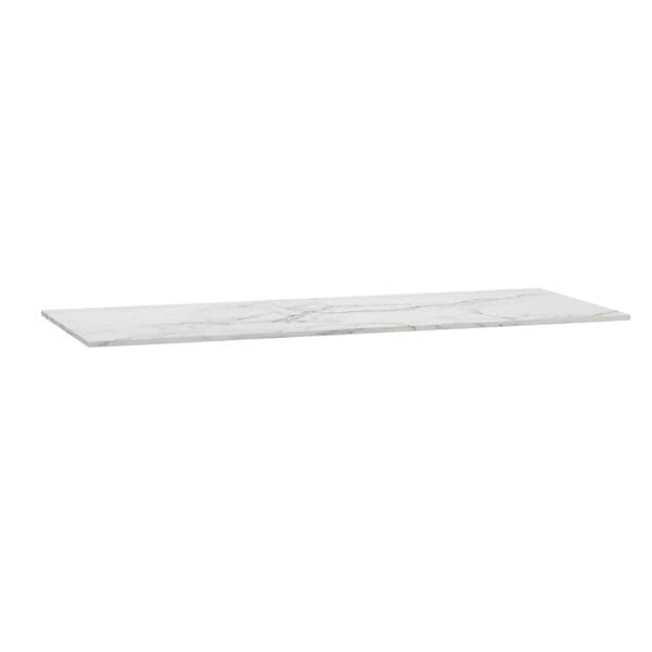 VitrA Origin Üst Tezgah, 120 cm, Neolith, Armatür Deliksiz, Sifon Deliksiz, Calacatta Silk