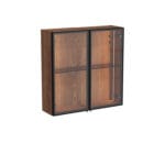 VitrA Metropole Edge Üst Ünite, 67 cm, Cam Kapaklı, Ceviz