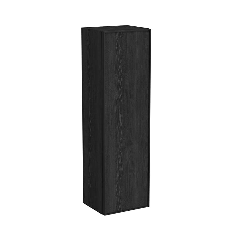 67198_389926716749b13cda25857ed9145511904aa01e-1.jpg VitrA Metropole Edge Boy Dolabı, 35 cm, Kısa, Siyah Meşe, Sol - Görsel 1