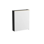 VitrA Metropole Edge Dolaplı Ayna, 60 cm, Aydınlatmalı, Siyah Meşe, Sol