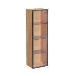 VitrA Metropole Edge Boy Dolabı, 35 cm, Cam Kapaklı, Kısa, Açık Meşe, Sağ
