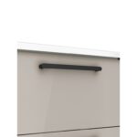 VitrA Root Flat Lavabo Dolabı, 60 cm, İki Çekmeceli, Dar, Yuvarlak Lavabo, Parlak Sahra Beji - Görsel 6