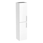 VitrA Root Flat Boy Dolabı, 40 cm, İki Kapaklı, Parlak Beyaz - Görsel 2