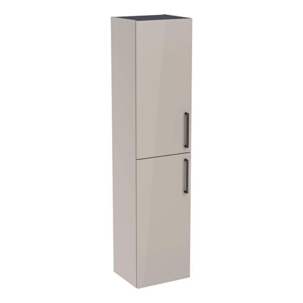 VitrA Root Flat Boy Dolabı, 40 cm, İki Kapaklı, Parlak Sahra Beji