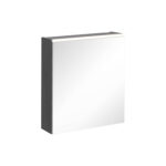 VitrA Core Dolaplı Ayna, 60 cm, Aydınlatmalı, Parlak Antrasit, Sol