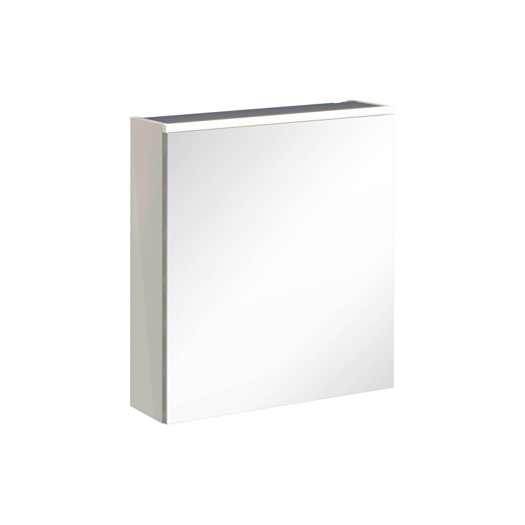 67561-1.jpg VitrA Core Dolaplı Ayna, 60 cm, Aydınlatmalı, Parlak Sahra Beji, Sol - Görsel 1