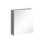 VitrA Core Dolaplı Ayna, 60 cm, Aydınlatmalı, Mat Kaya Gri, Sol