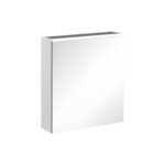VitrA Core Dolaplı Ayna, 60 cm, Aydınlatmalı, Mat Açık Gri, Sol