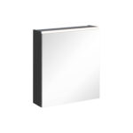 VitrA Core Dolaplı Ayna, 60 cm, Aydınlatmalı, Mat Grafit, Sol