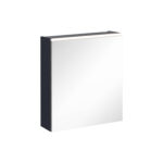 VitrA Core Dolaplı Ayna, 60 cm, Aydınlatmalı, Mat Lacivert, Sol