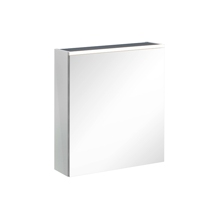 67580-1.jpg VitrA Core Dolaplı Ayna, 60 cm, Aydınlatmalı, Parlak İnci Grisi, Sağ - Görsel 1