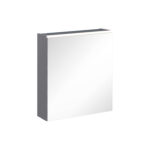 VitrA Core Dolaplı Ayna, 60 cm, Aydınlatmalı, Mat Kaya Gri, Sağ