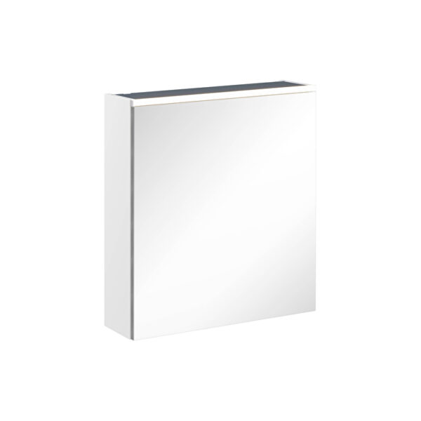 VitrA Core Dolaplı Ayna, 60 cm, Aydınlatmalı, Mat Beyaz, Sağ