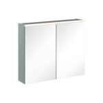 VitrA Core Dolaplı Ayna, 80 cm, Aydınlatmalı, Mat Fiyord Yeşili