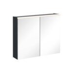 VitrA Core Dolaplı Ayna, 80 cm, Aydınlatmalı, Mat Lacivert (Pvc)
