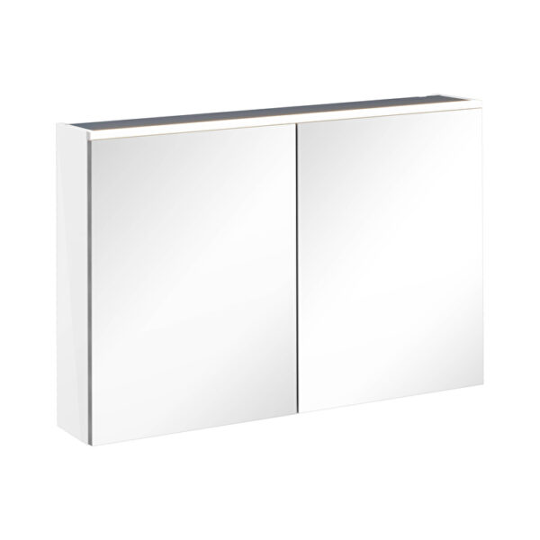 VitrA Core Dolaplı Ayna, 100 cm, Aydınlatmalı, Parlak Beyaz