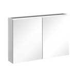 VitrA Core Dolaplı Ayna, 100 cm, Aydınlatmalı, Parlak İnci Grisi