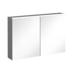 VitrA Core Dolaplı Ayna, 100 cm, Aydınlatmalı, Mat Kaya Gri
