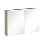 VitrA Core Dolaplı Ayna, 100 cm, Aydınlatmalı, Doğal Meşe