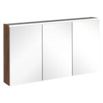 VitrA Core Dolaplı Ayna, 120 cm, Aydınlatmalı, Ceviz