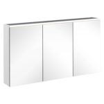 VitrA Core Dolaplı Ayna, 120 cm, Aydınlatmalı, Mat Açık Gri